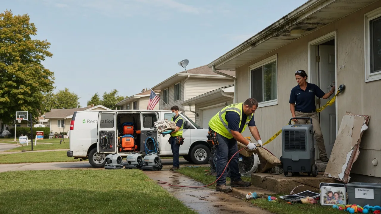 Water Damage Restoration in Whiteland, IN near me